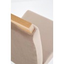 Стул HALMAR CLARION Monolith 09 бежевый/дуб медовый